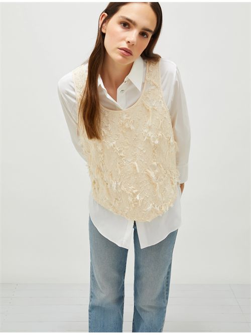 top woman ivory MARELLA | BRUNATE1060/001